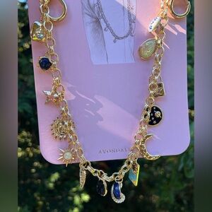 Celestial Gold Tone Pant Chain